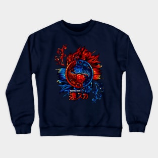 YIN YANG BETTA FISH Crewneck Sweatshirt